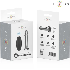 INTENSE - PLUG ANAL 10 VIBRATIONS GODE MÃTALLIQUE AVEC TÃLÃCOMMANDE S